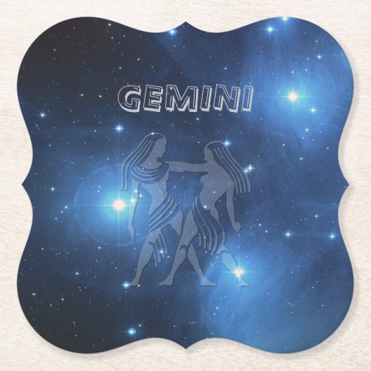 Dessous-de-verre En Papier Gemini (Devant)