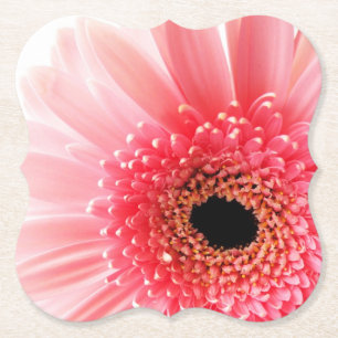 Dessous-de-verre En Papier Gerbera marguerite rose