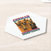 Dessous-de-verre En Papier German Shepherd  (Incliné)