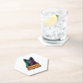 Dessous-de-verre En Papier German Shepherd GSD Shep Zombie Dog Halloween Esse (En situation)