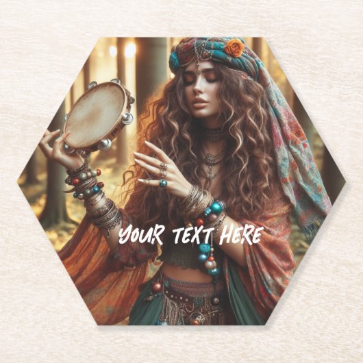 Dessous-de-verre En Papier Gitana (Devant)