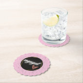 Dessous-de-verre En Papier Glam Pastel engagé (En situation)