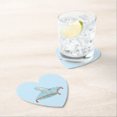 Dessous-de-verre En Papier Glass Slipper (En situation)