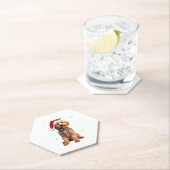 Dessous-de-verre En Papier Goldendoodle Dog Tree Christmas Sweater Xmas Pet D (En situation)