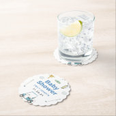 Dessous-de-verre En Papier Golf Boy Baby shower (En situation)