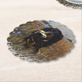 Dessous-de-verre En Papier Gordon Setter (Incliné)