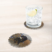 Dessous-de-verre En Papier Gordon Setter (En situation)