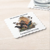 Dessous-de-verre En Papier Gordon setters, Art (Incliné)