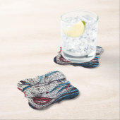 Dessous-de-verre En Papier Graffiti pour filles asiatiques (En situation)