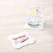 Dessous-de-verre En Papier Grand-père (En situation)