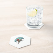 Dessous-de-verre En Papier Greyhound Festive Sprint (En situation)