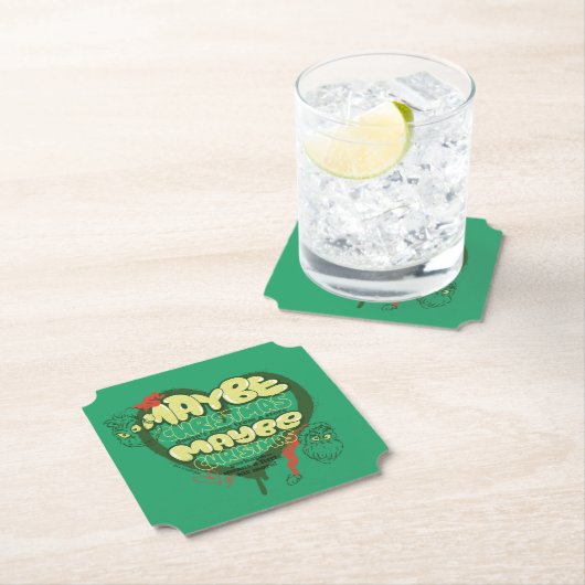 Dessous-de-verre En Papier Grille | Citation de Noël (En situation)