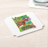 Dessous-de-verre En Papier Grille | Graphique BD (Incliné)