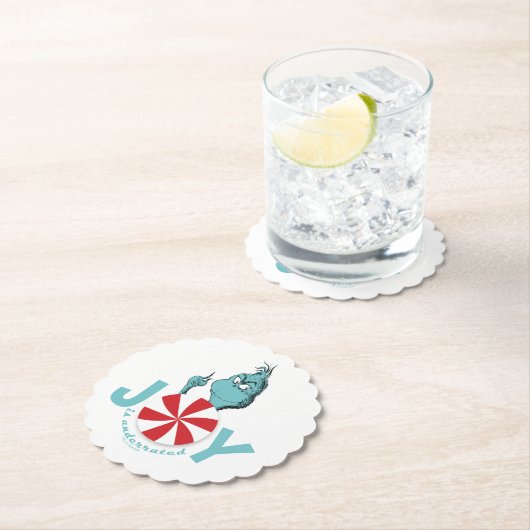 Dessous-de-verre En Papier Grille | La joie est sous-évaluée (En situation)