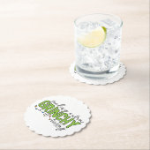 Dessous-de-verre En Papier Grille | Sentiment de grinchy supplémentaire aujou (En situation)