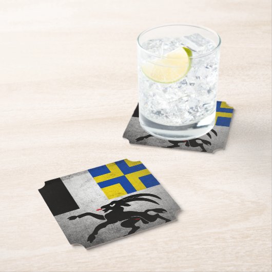 Dessous-de-verre En Papier Grisons (En situation)