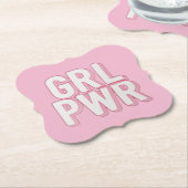 DESSOUS-DE-VERRE EN PAPIER GRL PWR (Incliné)