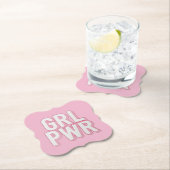 DESSOUS-DE-VERRE EN PAPIER GRL PWR (En situation)