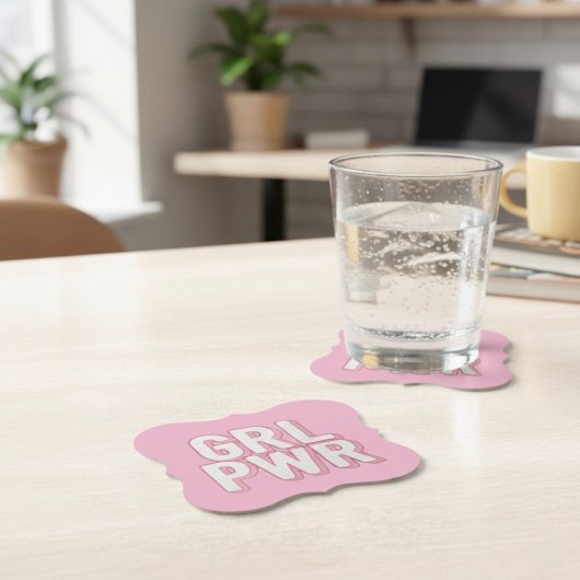 DESSOUS-DE-VERRE EN PAPIER GRL PWR