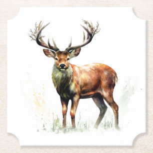 Dessous-de-verre En Papier Gros Cerf Raté