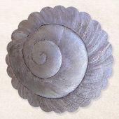 Dessous-de-verre En Papier Grosse coquille d'escargot (Devant)
