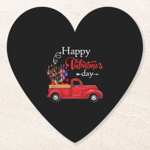 Dessous-de-verre En Papier Guitare Lover  Joyeuse Saint Valentin