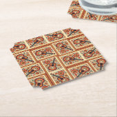 Dessous-de-verre En Papier Guitare portugaise (Incliné)