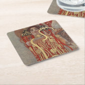 Dessous-de-verre en papier: GUSTAV KLIMT : HYGIEIA (Incliné)
