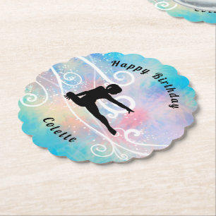 Dessous-de-verre En Papier Gymnastique Joyeux Anniversaire Dessous de verre d