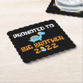 Dessous-de-verre En Papier Hachage D'Oeufs De Dinosaure Promu À Big Brother (Incliné)