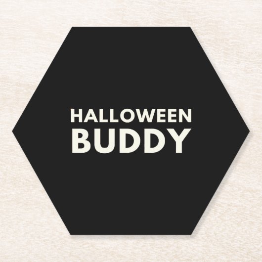 Dessous-de-verre En Papier Halloween Buddy (Devant)