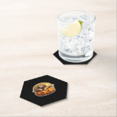 Dessous-de-verre En Papier Halloween classique à thème Sloth T-Shirt_1 (En situation)