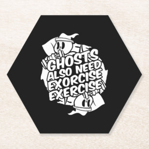 Dessous-de-verre En Papier Halloween drôle