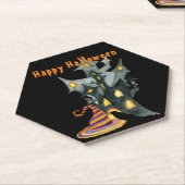 Dessous-de-verre En Papier Halloween Maison & Casquette (Incliné)
