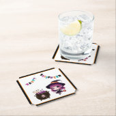 Dessous-de-verre En Papier Halloween/sorcière/automne/octobre (En situation)