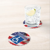 Dessous-de-verre En Papier Handicap Handicap Vétérinaire États-Unis (En situation)