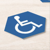 Dessous-de-verre En Papier Handicapé (Incliné)