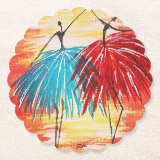 Dessous-de-verre En Papier Happy Dance Paper Dessous de verre