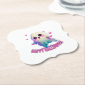 Dessous-de-verre En Papier Happy Halloween 06.b (Incliné)