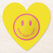 Dessous-de-verre En Papier Happy Paper Dessous de verre (Devant)