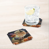 Dessous-de-verre En Papier Haunted House Halloween Dessous de verre (En situation)