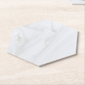 Dessous-de-verre En Papier Hexagon en pierre de marbre pointé en haut (Incliné)