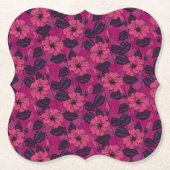 Dessous-de-verre En Papier Hibiscus (Devant)