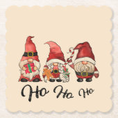 Dessous-de-verre En Papier Ho Ho Ho ! Noël des mignons nordics (Devant)