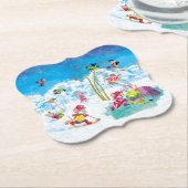 Dessous-de-verre En Papier hockey (Incliné)