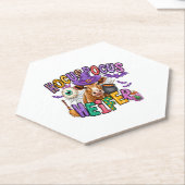 Dessous-de-verre En Papier Hocus Pocus Heifer Vache d'Halloween (Incliné)