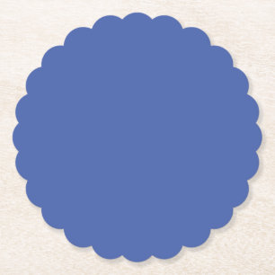 Dessous-de-verre En Papier Hoki, Bleu Acier Léger, Gris Régénéré,