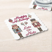 Dessous-de-verre En Papier Holiday Nutcracker (Incliné)