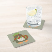 DESSOUS-DE-VERRE EN PAPIER HOLIDAY PENGUIN (En situation)