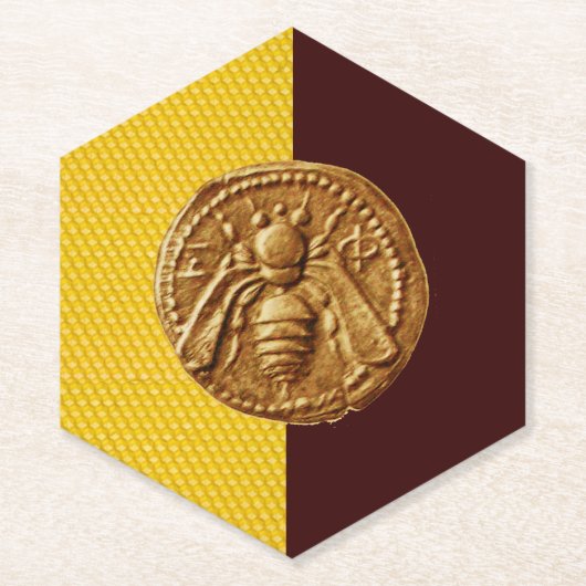 Dessous-de-verre En Papier HONEY BEE Beekeeper (Devant)